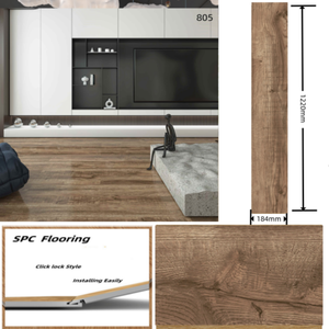 Hot Bán 4Mm 6Mm 8Mm Sàn Vinyl Trong Nhà Tấm Ván Không Thấm Nước SPC Sàn Sàn Cho Nhà Văn Phòng Nhà Bếp - Product Image 5