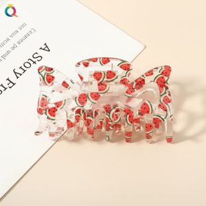 Vendita calda Trending Retro forcine a becco d'anatra graziosi accessori per ragazze con perline di strass a farfalla 5cm taglia all'ingrosso - Product Image 1