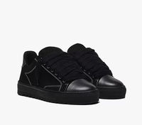 Chaussures de sport pour homme à semelle épaisse, personnalisées en usine, style Paris, à lacets, peintes au pistolet, rétro, tendance américaine, en toile, décontractées