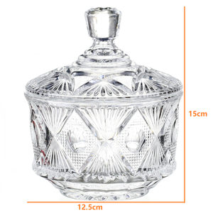 <span class=keywords><strong>Bougeoir</strong></span> de luxe en verre avec couvercle, 1 pièce, saucière en verre pour Restaurant, fête de mariage, Spa, maison, anniversaire et festivals - Product Image 2