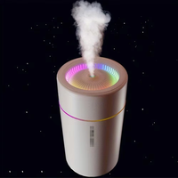 Humidificateur de voiture et diffuseur d'huiles essentielles avec LED colorées, technologie ultrasonique silencieuse pour l'aromathérapie, idéal pour la chambre et le bureau