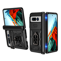 Derniers étuis de téléphone portable antichoc pour couverture de téléphone portable Google Pixel Fold avec porte-anneau 360 protéger l'étui rigide