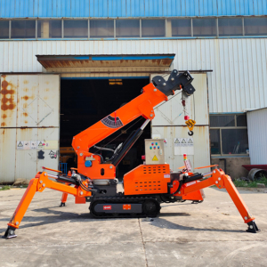 Pequeña grúa sobre orugas Mini autopropulsado <span class=keywords><strong>de</strong></span> alta calidad Precio Presupuesto Inalámbrico Venta caliente Spider Crane Fly Jib Boom Spider Crane - Product Image 2