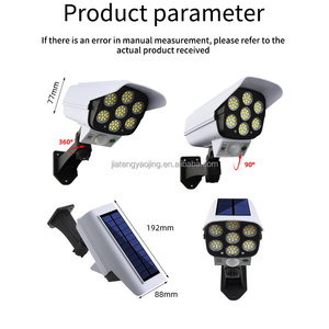 Solar powered wall <b>light</b> <b>with</b> remote control waterproof outdoor <b>LED</b> wall <b>light</b> <b>motion</b> activated <b>sensor</b> suitable for home far - Product Image 2