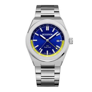 Customised <b>Men's</b> Stainless Steel Wrist <b>Watch</b> Quartz Movement Fashion Business Style 42mm 22mm Customised Quartz Movement <b>Watch</b> - Product Image 6