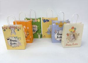 <b>White</b> Kraft Gift Paper <b>Bags</b> with Handles for <b>Small</b> Business Christmas Bulk Wedding Party Favor <b>Bags</b> Shopping Lunch Halloween - Product Image 4
