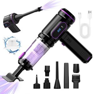 <span class=keywords><strong>Aspirateur</strong></span> de voiture sans fil portatif 65W 2*2000mAh, aspiration et soufflage 2-en-1, <span class=keywords><strong>aspirateur</strong></span> rechargeable portable pour la maison - Product Image 1