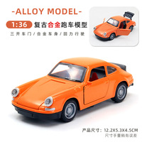 Nouveau modèle de voiture classique de qualité supérieure à l'échelle 1:36, véhicule miniature en métal moulé sous pression, simulation de voiture classique, modèle de décoration
