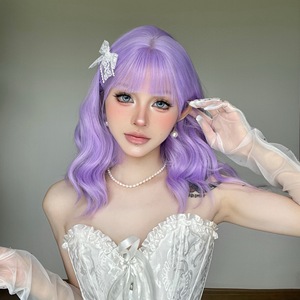 วิกผมผู้หญิงแบบเต็มศีรษะไร้รอยต่อ สไตล์เกาหลี นุ่มฟู ทนความร้อนสูง ขายส่งสินค้าขายดี สวมใส่สบาย ระบายอากาศได้ดี - Product Image 4