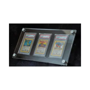 wall mounted Pokemon TCG Card Pack Acrylic assembly Case Showcase Booster Box Display Case acrylic display for pokemon cards