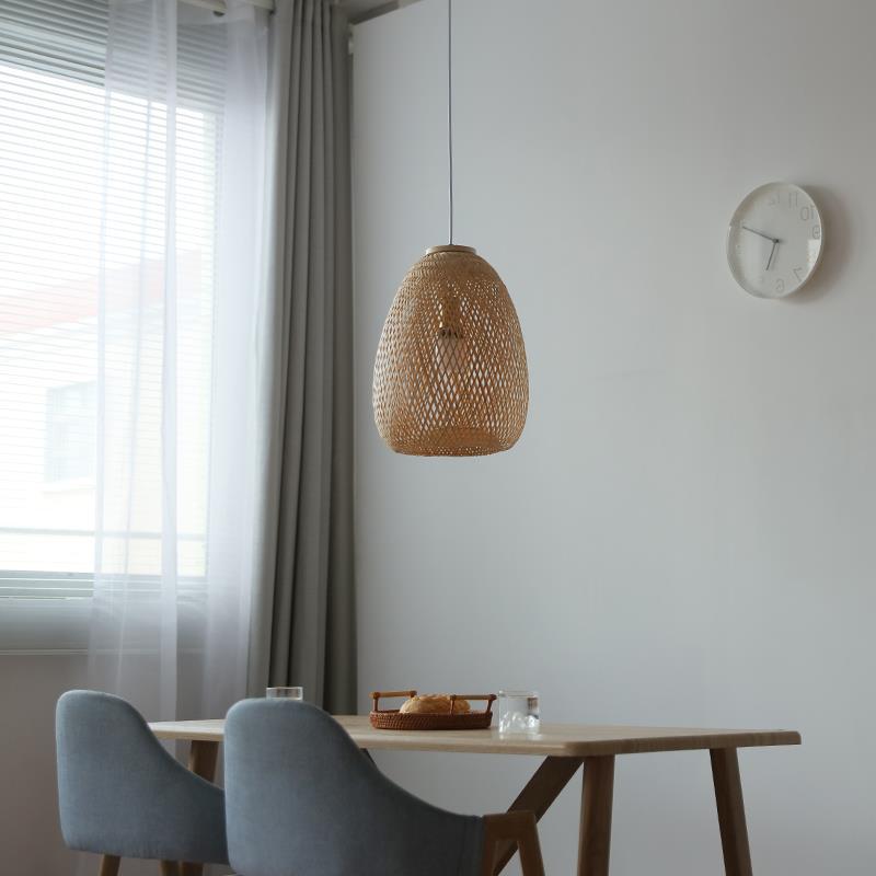 rattan lampshade for bedroom