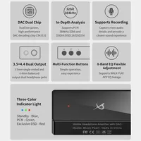 Décodeur audio numérique portable TRN Black Pearl Hi-Fi, sortie 35 44, double CS43131 PCM 384kHz 32Bit DSD256 DAC, casque