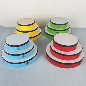 Wholesale Orff Percussion Instrument Portable 10 Inch Colorful Wood Hand <b>Drum</b> Musical Instrument Hand <b>Drum</b> for Kids Performance - Product Image 2