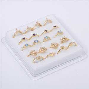 20PCS Mix Style CZ <strong>Nose</strong> Hoop <strong>Ring</strong> for Women <strong>Thin</strong> Plain 10 MM Soft Bendable <strong>Nose</strong> Piercings Hoop Boxed Jewelry 20G - Product Image 2