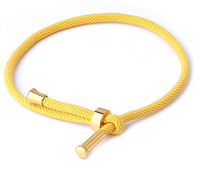 Bracelets de mode en gros : Bracelets en cordon de nylon, Bracelets en corde de Milan