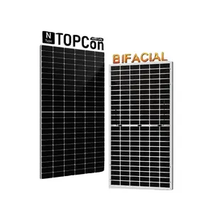 기술 품질 보증 N 형 TOPCON 태양 광 발전 565W 570W 580W 585W 가정 사용 태양 전지 패널