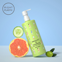 Flacon pulvérisateur de toner pour le visage en plastique RiGHT PLASTIC PEPIS, forme ronde, pour shampoing, lotion, 100/200/250/300/400/500/600 ml, emballage cosmétique