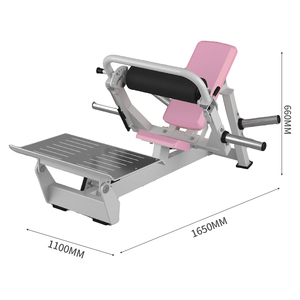 Hot Bán Phòng Tập Thể Dục Hip Kép Cầu Chân Bụng Hip Nâng Huấn Luyện Viên Sức Mạnh Thiết Bị Đào Tạo Hip Lực Đẩy Máy Cho Phòng Tập Thể Dục - Product Image 2