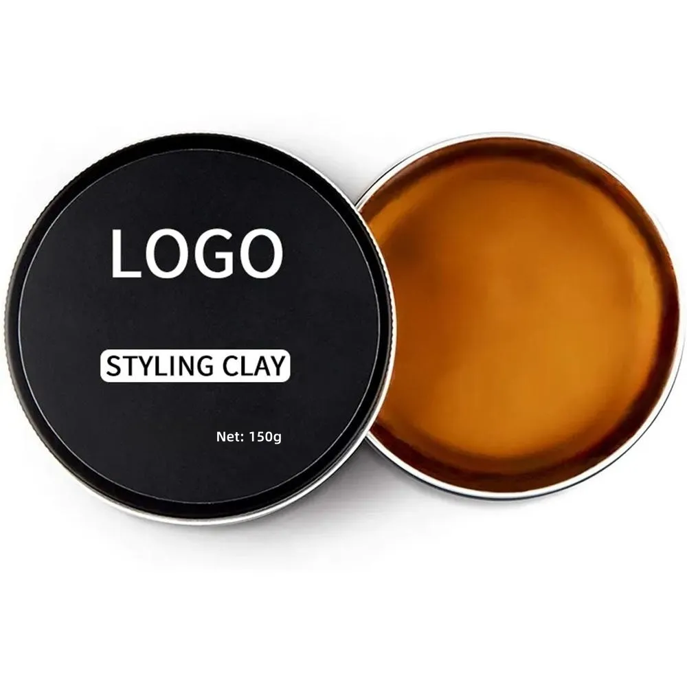 Cream Wax Unisex Hair Extension Strong Hold OEM Top Selling Shine Jam Water Based Hair Styling Pomade/wax Natural for Men 10pcs