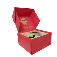 Boîtes d'expédition en carton ondulé personnalisables 15*15*5cm, échantillon gratuit, vente en gros, boîtes en papier kraft marron légères pour l'aviation