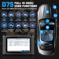 XTOOL D7S Outil de programmation automobile tout-en-un, scanner de diagnostic OBD2, programmeur de clés, toutes clés perdues, 39+ réinitialisations FCA 7
