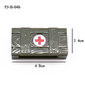 Perlengkapan casing medis Mini WW2 War uniseks mainan figur blok bangunan tim SWAT Kit Aksesori paket senjata plastik - Product Image 2