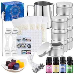 Bulk Candle Making Kits Jar Luxury <b>Empty</b> Containers With <b>Gift</b> <b>Boxes</b> For Aromatherapy Wax Filling Brand Display Program Wholesale - Product Image 1