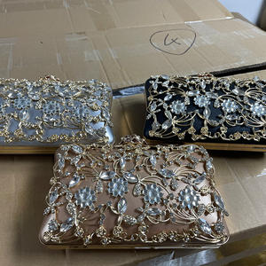 Pochette Sac de Soirée pour Femme Ornée de Strass, Sac à Main de Luxe pour <span class=keywords><strong>Mariage</strong></span>, Bourse de Dîner Tendance, Sacs Uniques - Product Image 6