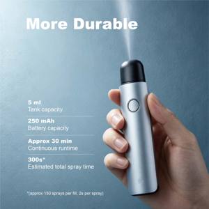 Luxsmile Electro Air Fresh, Spray Bucal Electrónico Antibacterial, Probiótico, Portátil, Refrescante para el Aliento, Elimina el Mal Olor - Product Image 3