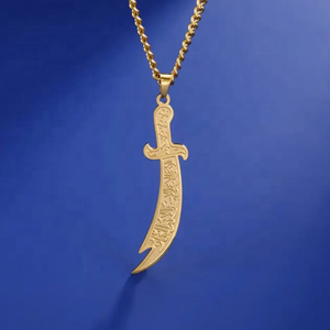 316l Acier Inoxydable À La Mode Hazarat Imam Ali Collier Étanche Populaire <span class=keywords><strong>Ya</strong></span> Ali Collier Islamique Bijoux - Product Image 5