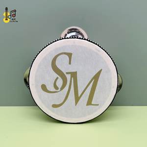 Nouveau design 2025 – Mini tambourin <span class=keywords><strong>musical</strong></span> à percussion pour mariage, église, fête, avec impression sur soie, tambour à main en vente – Prix promotionnel - Product Image 4