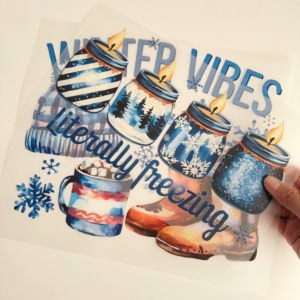 Transferencias de Serigrafía Tamaño A3 A4, Diseños de Muñeco de Nieve, Impresión DTF, Transferencia de Calor Lista para Presionar, Transferencias de Calor DTF para Ropa - Product Image 1