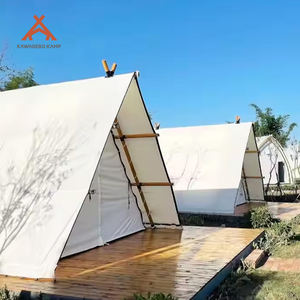 Kawagebo Kamp Maison de luxe personnalisée en structure bois, type hôtel, maison de type retort, tente de glamping pour camping - Product Image 3