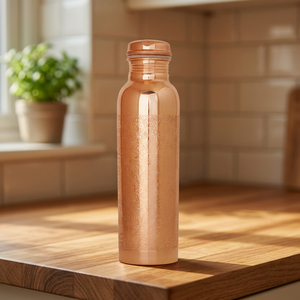 Botella de Agua de Cobre Puro Ecológica de Alta Calidad de 1000 ml con Función de Bebida Directa y Embalaje Premium - Product Image 2