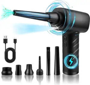 Wholesale Cordless Electric Air Duster Rechargeable Blower with LED Light Cleaning Products for Car Cleaning