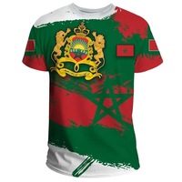 Maillots de football respirants personnalisés avec logo, style Maroc, par sublimation, pour la vente en gros