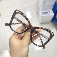 Montures de lunettes en acétate à bas prix, transparentes, vente chaude, montures de lunettes œil de chat, protection des yeux, lunettes optiques, livraison rapide