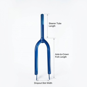 <span class=keywords><strong>Fourche</strong></span> avant de vélo de montagne (<span class=keywords><strong>VTT</strong></span>) à commande par l'épaule, <span class=keywords><strong>rigide</strong></span>, haute qualité - Product Image 2