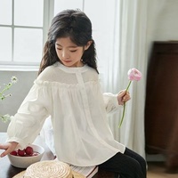 Baju Anak - Gaun Bayi Perempuan Musim Gugur 2025 Model Baru Musim Semi-Gugur, Manis, Lengan Panjang dengan Lengan Mengembang