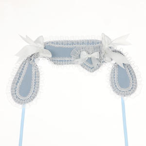 Original Lolita Hair Band Love Fan Rabbit <span class=keywords><strong>Lo</strong></span> Niang Bow Ear-Hanging Accesorios para el cabello Negro Blanco Rosa Azul Headwear - Product Image 5