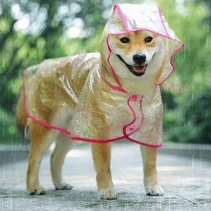 Transparent <b>Dog</b> Raincoat, <b>Waterproof</b> Pet Rain Poncho for <b>Dogs</b> and Cats, Lightweight Hooded Pet <b>Jacket</b> Wholesale Promotional Gift - Product Image 2