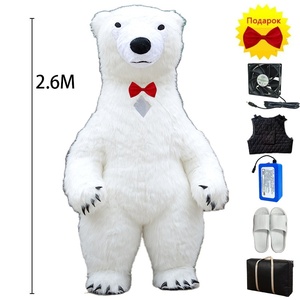 <strong>Panda</strong> Mascot Costume Polar <strong>Bear</strong> Costume for Cosplay Party Adult Halloween Animal Inflatable Costume - Product Image 3