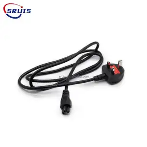 IEC Mains Power Lead Cord to 3 Pin UK Plug 5A C13 Cable