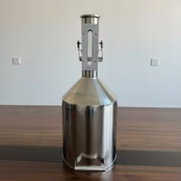Jauges en acier inoxydable de 10 L/20 L, instruments de calibrage du carburant, compteurs de mesure, bidon de mesure
