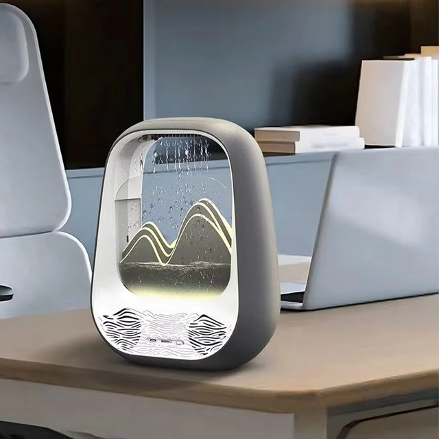 2025 New bluetooth Speaker Water Drop White Noise Decompression Landscape Speaker Ornament Home Smart Connected Audio