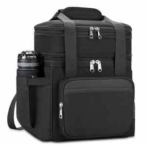 Sac isotherme souple grand format avec compartiment à fermeture éclair pour dégagement facile, idéal pour le campus et les repas en extérieur - Product Image 1