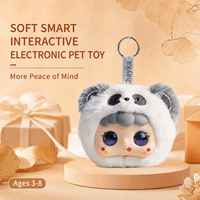 Peluche Panda Musicale Interactive IA Certifiée CE CPC, Jouet Intelligent Parlant Rempli de Coton PP, Cadeau de Noël pour Enfants