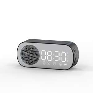 Altavoz Inalámbrico Compatible con Reloj Despertador, Doble Alarma, Soporte para Tarjeta TF, Radio FM, Caja de Música - Product Image 2