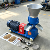 Machine de traitement des aliments pour animaux avec entraînement par accouplement à matrice plate 220V 380V pour équipement d'élevage animal et avicole
