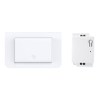 Panel de interruptor de Control remoto inalámbrico a través de la pared HILYNN para Smart TT App PC Material ignífugo Diseño moderno 10A 240V Single